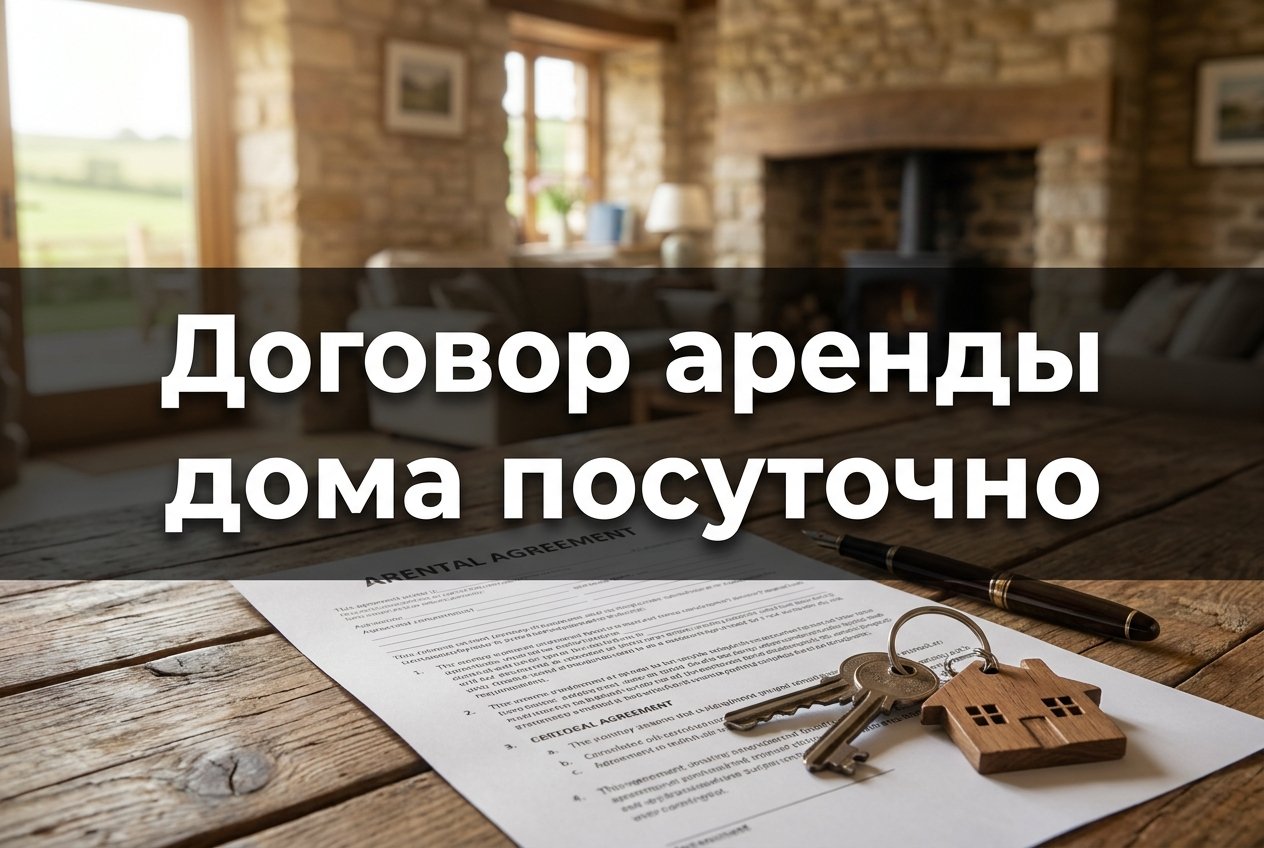 Договор аренды дома посуточно: образец и как составить (2026)